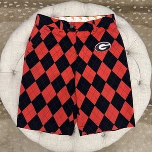 Loudmouth Georgia Bulldogs Shorts Size 30...Inseam 10.5"